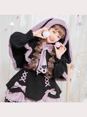 Devil Rabbit Sweet Lolita Winter Cloak by With Puji (WJ146)